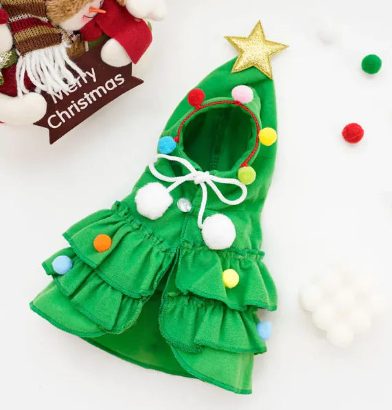 Autumn and winter Christmas pet clothes