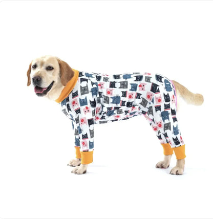 Dog Long Sleeve Homewear Pet Four-legged Clothes