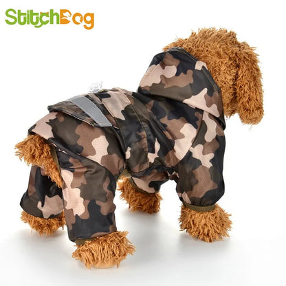 Stylish Dog Raincoat