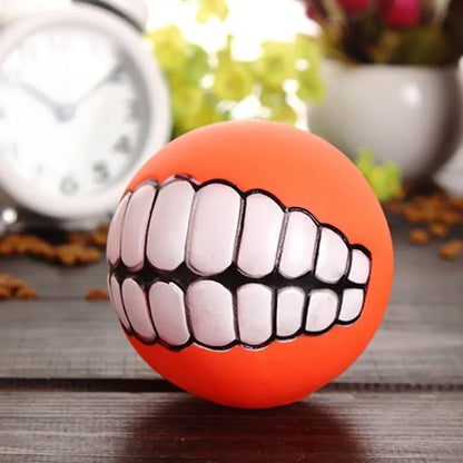 Pet Ball Teeth Silicon Chew Toys for Large Breeds