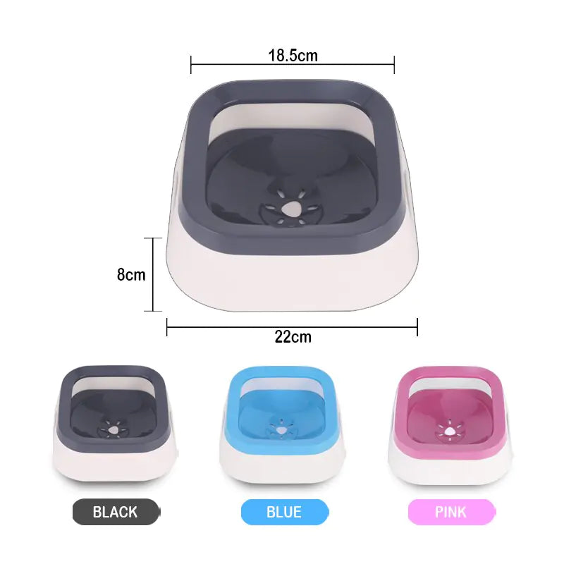 1000ml Anti-splash Pet Water Bowl